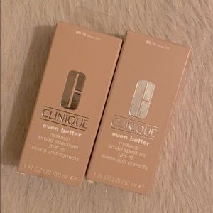Two Clinique stone foundation- NEW in box x 2
